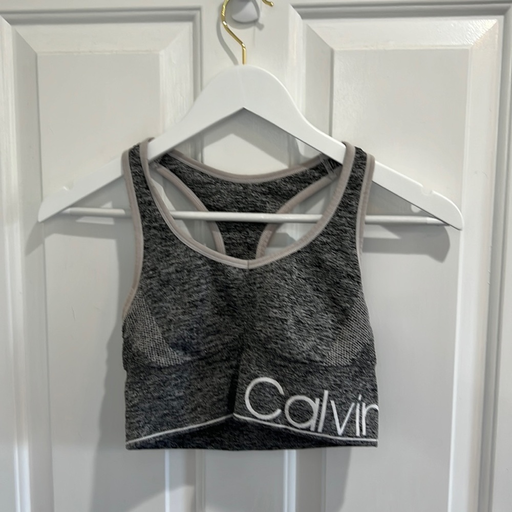 Calvin Klein Performance Grey Sports Bra